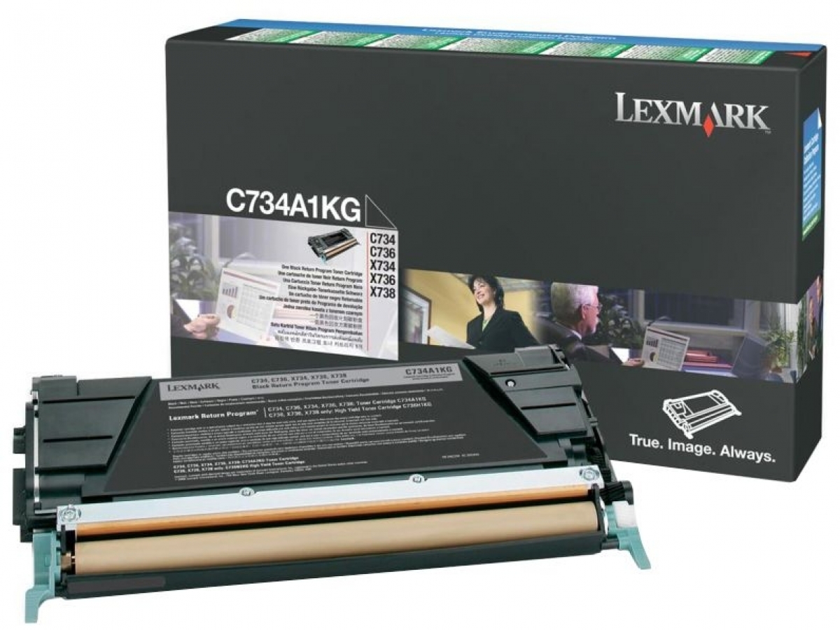 Toneris Lexmark C734A1KG (C734A1KG)