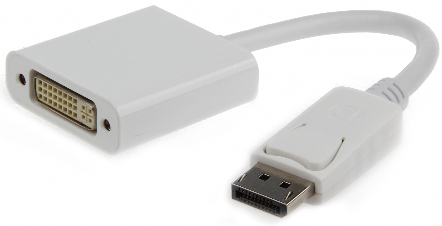 Adapteris Gembird DisplayPort-DVI (A-DPM-DVIF-002-W)