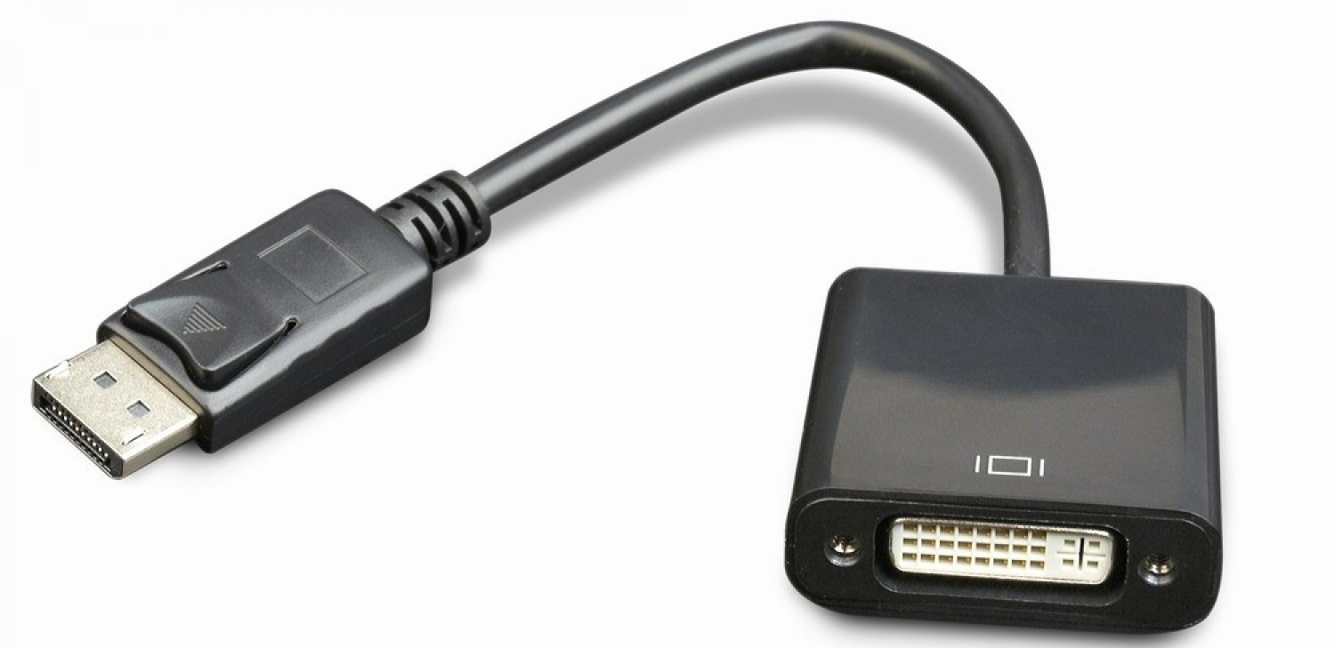 Adapteris Gembird DisplayPort Male - DVI Female Black (A-DPM-DVIF-002)