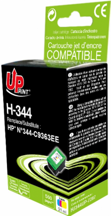 Tintes kārtridžs UPrint HP 344 Colour (H-344CL-UP)