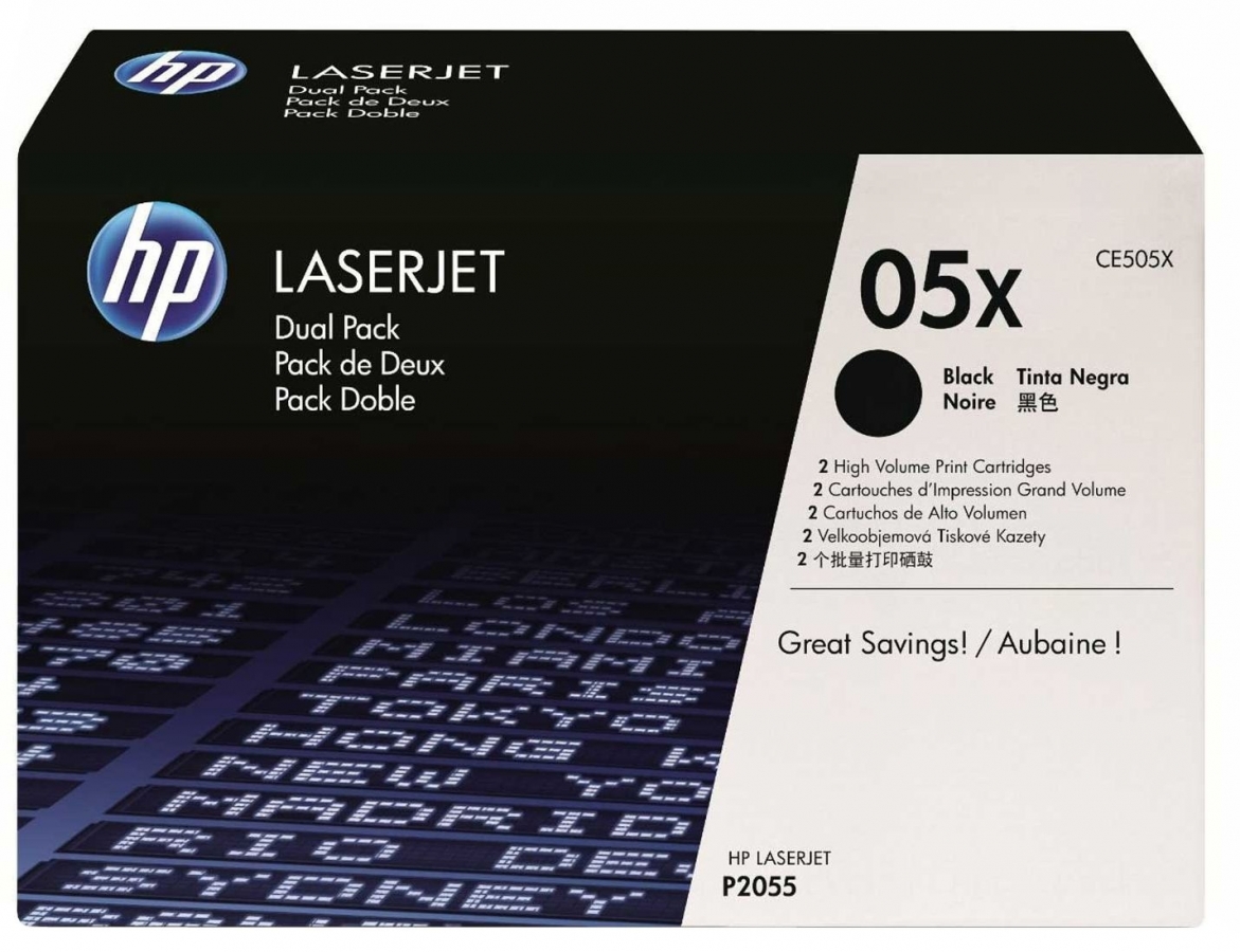 HP CE505XD 05X 2-pack Black (CE505XD)