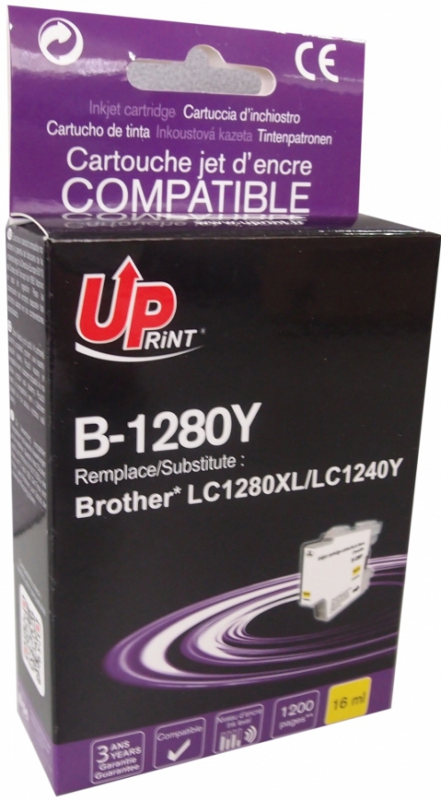 Tintes kārtridžs UPrint Brother LC1280XL (B-1280Y-UP)