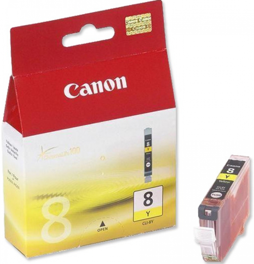 Ink cartridge Canon CLI-8Y Yellow (0623B001)