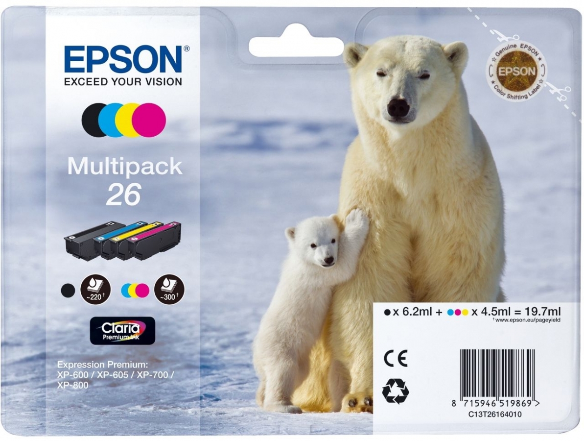 Tintes kārtidžs Epson 26 C13T26164010 (C13T26164010)