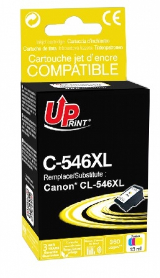 Tintes kārtridžš UPrint Canon CL-546XL (C-546XL-UP)
