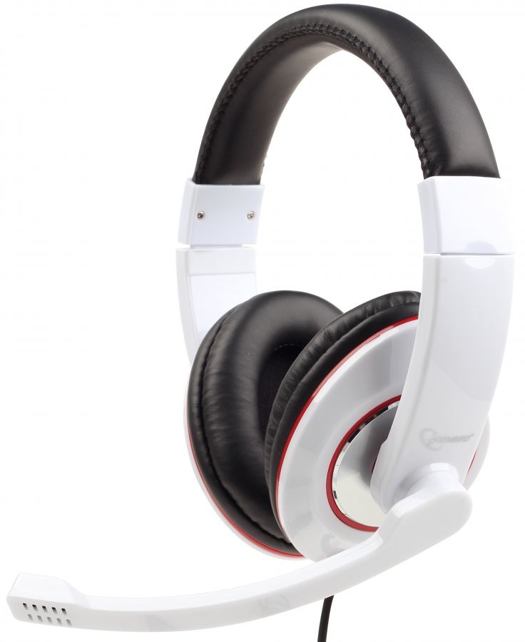 Gembird MHS-001-GW Glossy white (MHS-001-GW)