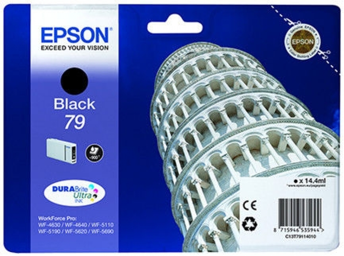 Tintes kārtidžs Epson 7911 Black (C13T79114010)