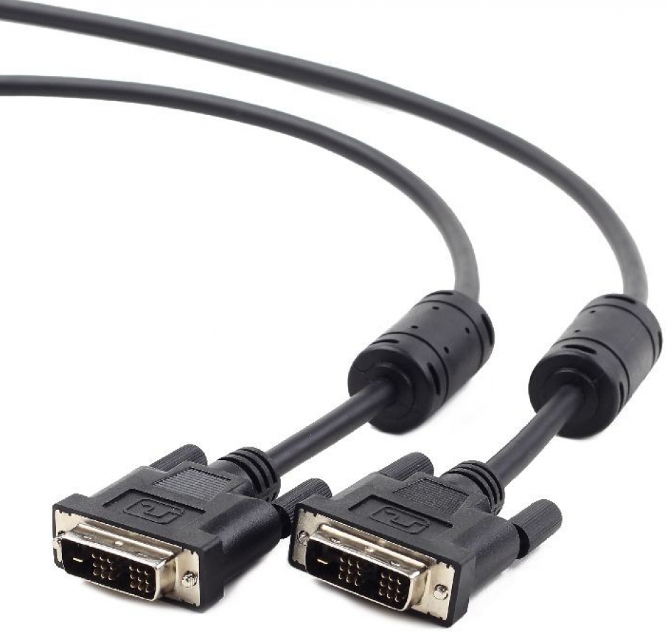 Kabelis Gembird DVI-D - DVI-D 1.8m (CC-DVI-BK-6)