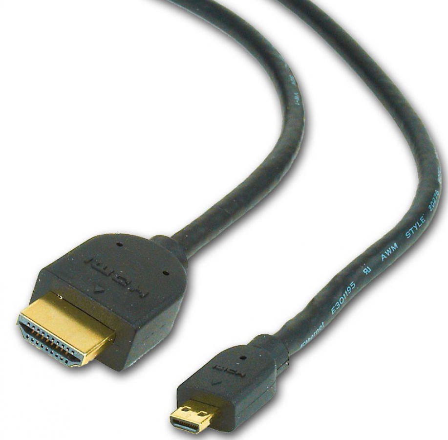 Kabelis Gembird HDMI- micro HDMI 1.8m (CC-HDMID-6)