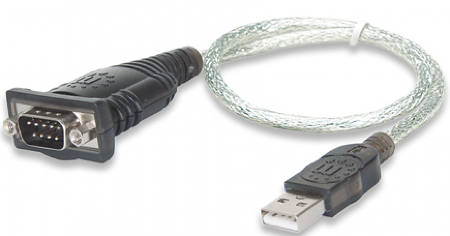 Cable Manhattan USB - Serial 0.45m (205146M)