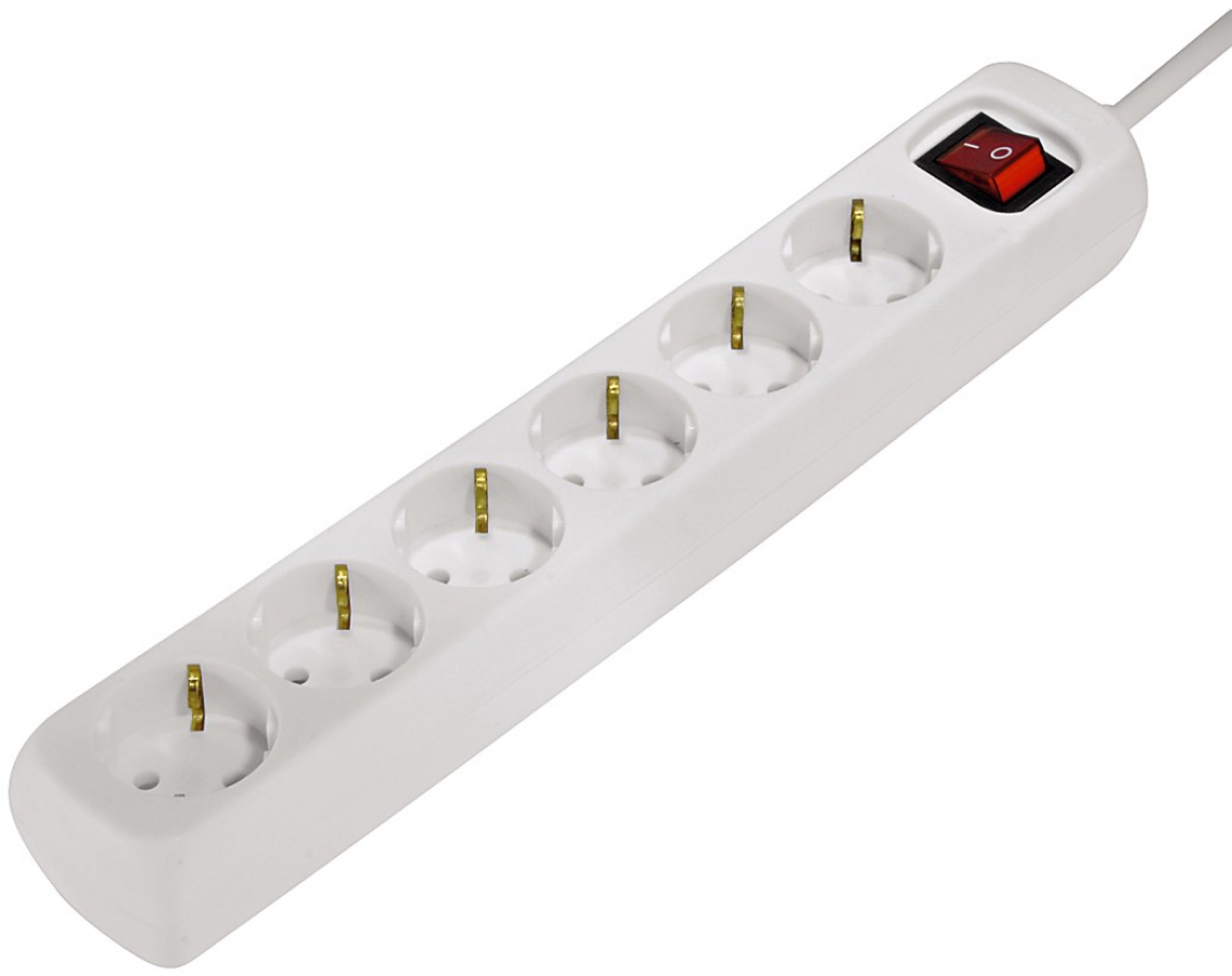 Power strip Hama 6 sockets 3m + switch (30533H)
