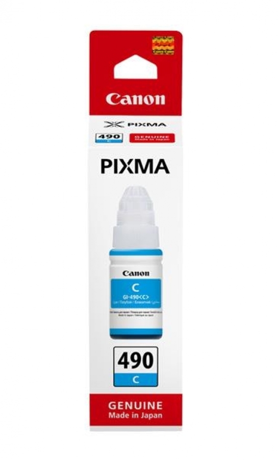 Tintes kārtidžs Canon GI-490 Cyan (0664C001)