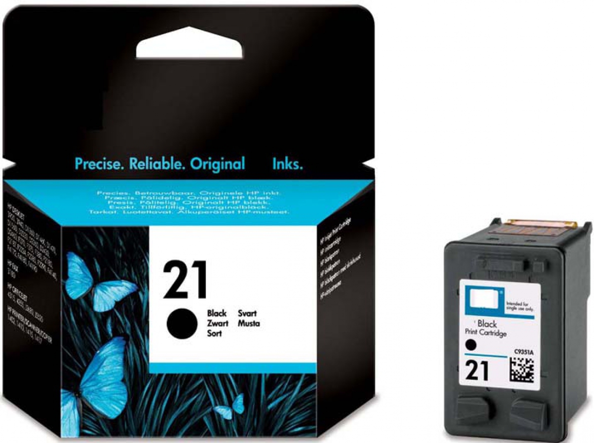 Tintes kārtridžs HP 21 Black (C9351AE)