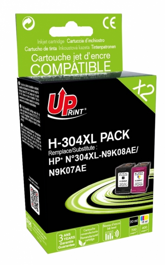 UPrint HP 304XL PACK (H-304XL-PACK-UP)