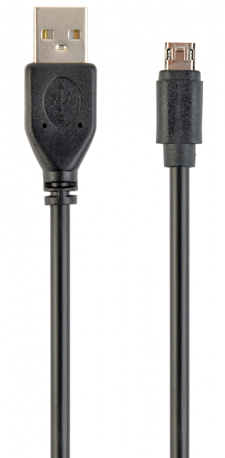 Gembird USB Male - MicroUSB Male 1.8m Black DoubleSided (CC-USB2-AMMDM-6)