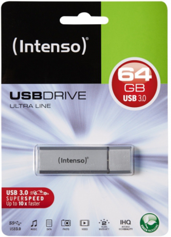 Flash memory Intenso Ultra Line Silver 64GB (3531490)