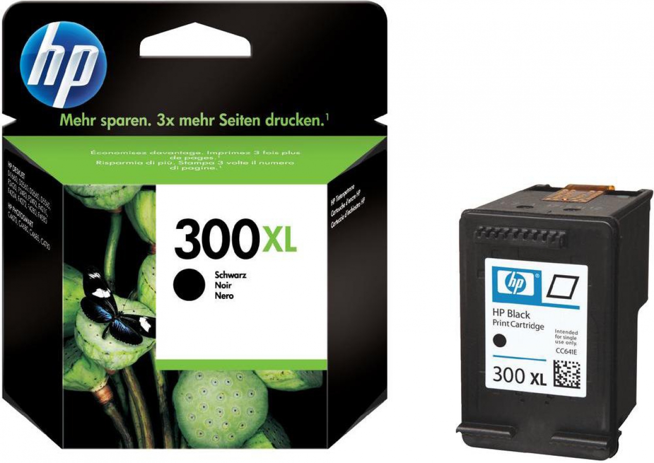 Tintes kārtridžs HP 300XL Black (CC641EE)