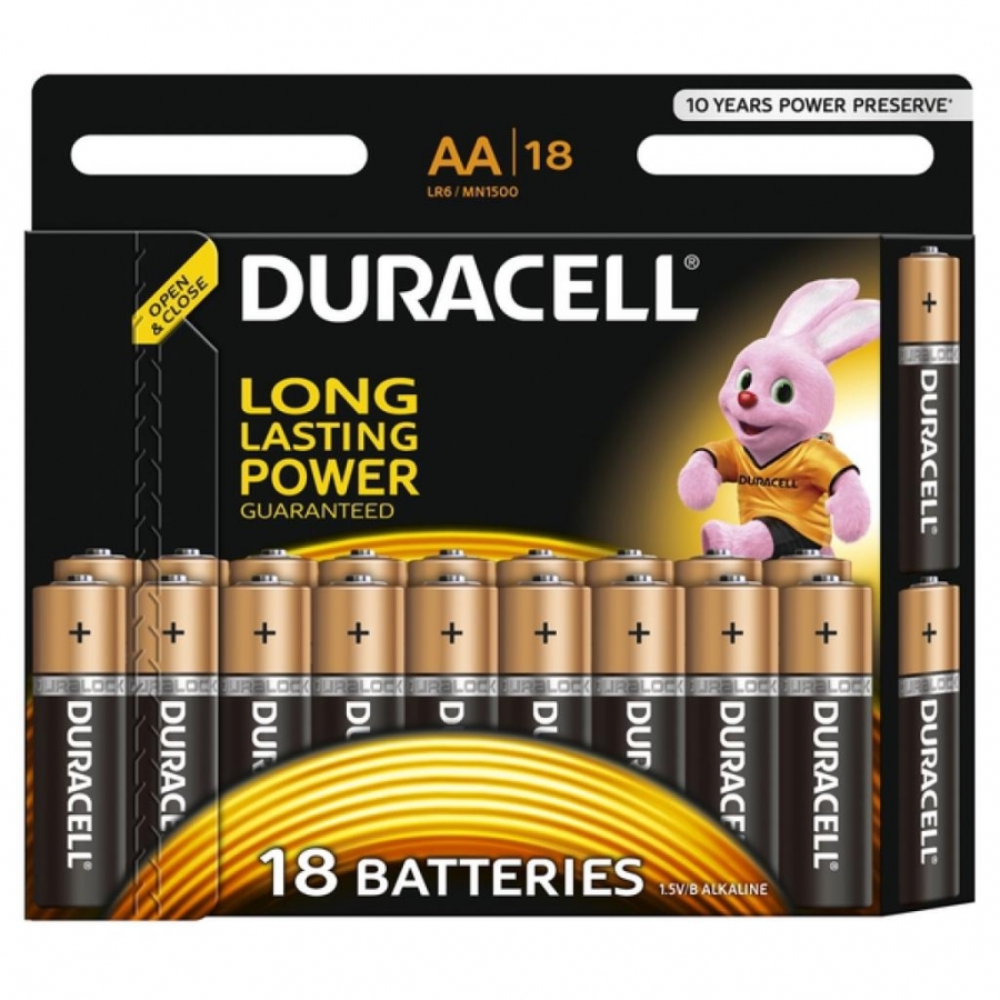 Duracell Base AA Alkaline 18 pack (5000394107519)