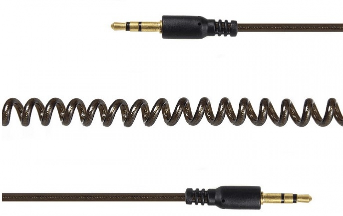 Gembird 3.5mm Male - 3.5mm Male Spiral 1.8m Black (CCA-405-6)