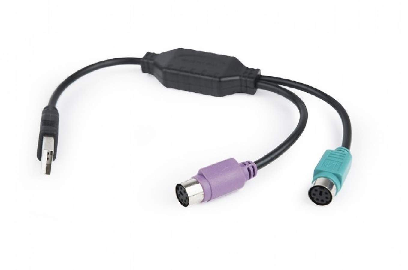 Gembird USB Male - 2 x PS/2 Female (UAPS12-BK)