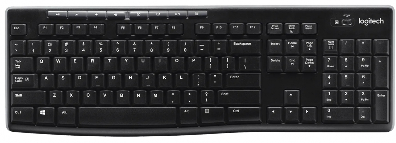 Klaviatūra Logitech K270 US Bezvadu (920-003738)