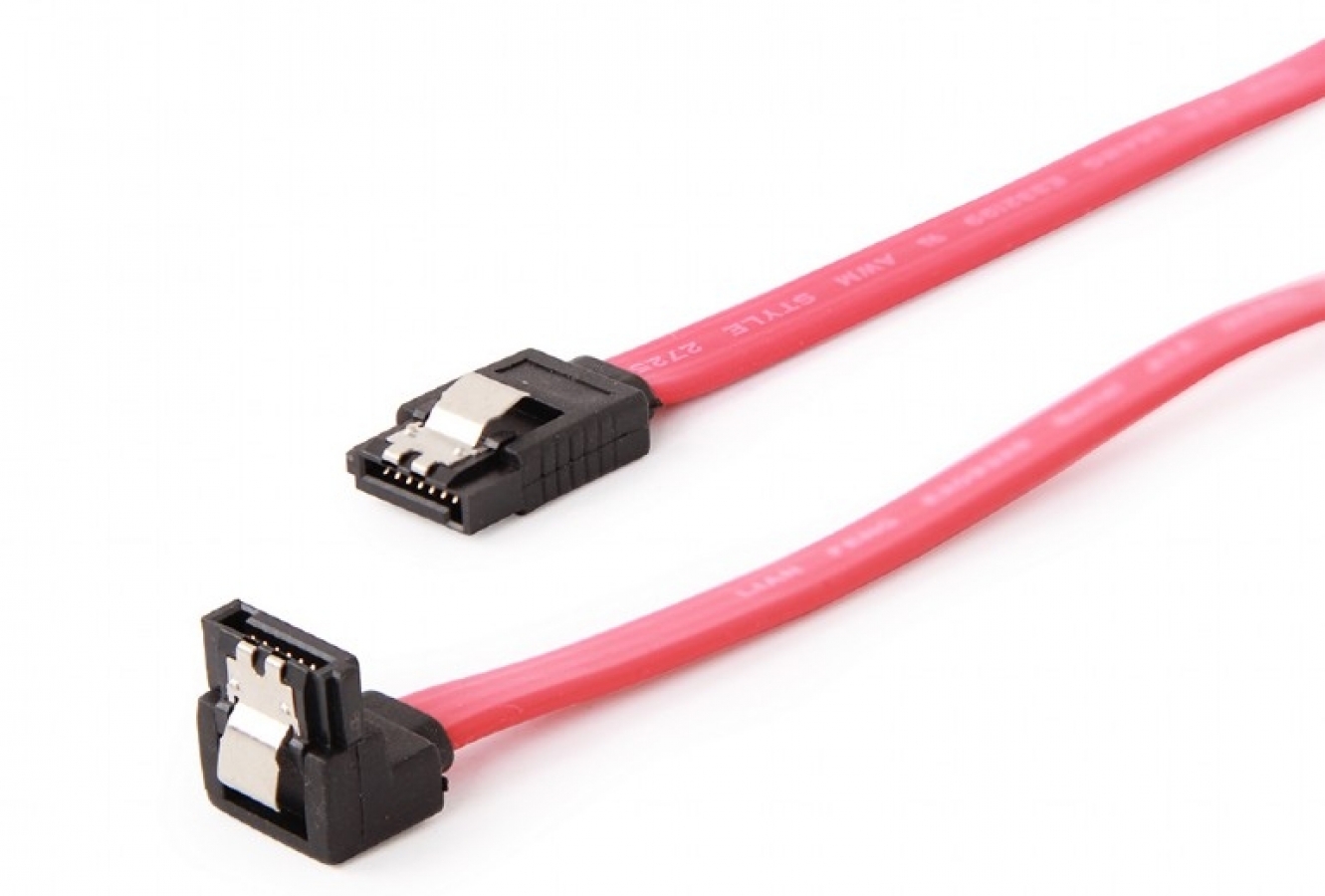 Gembird SATA Male - SATA Male 0.3m 90 Metal Clips (CC-SATAM-DATA90-0.3M)