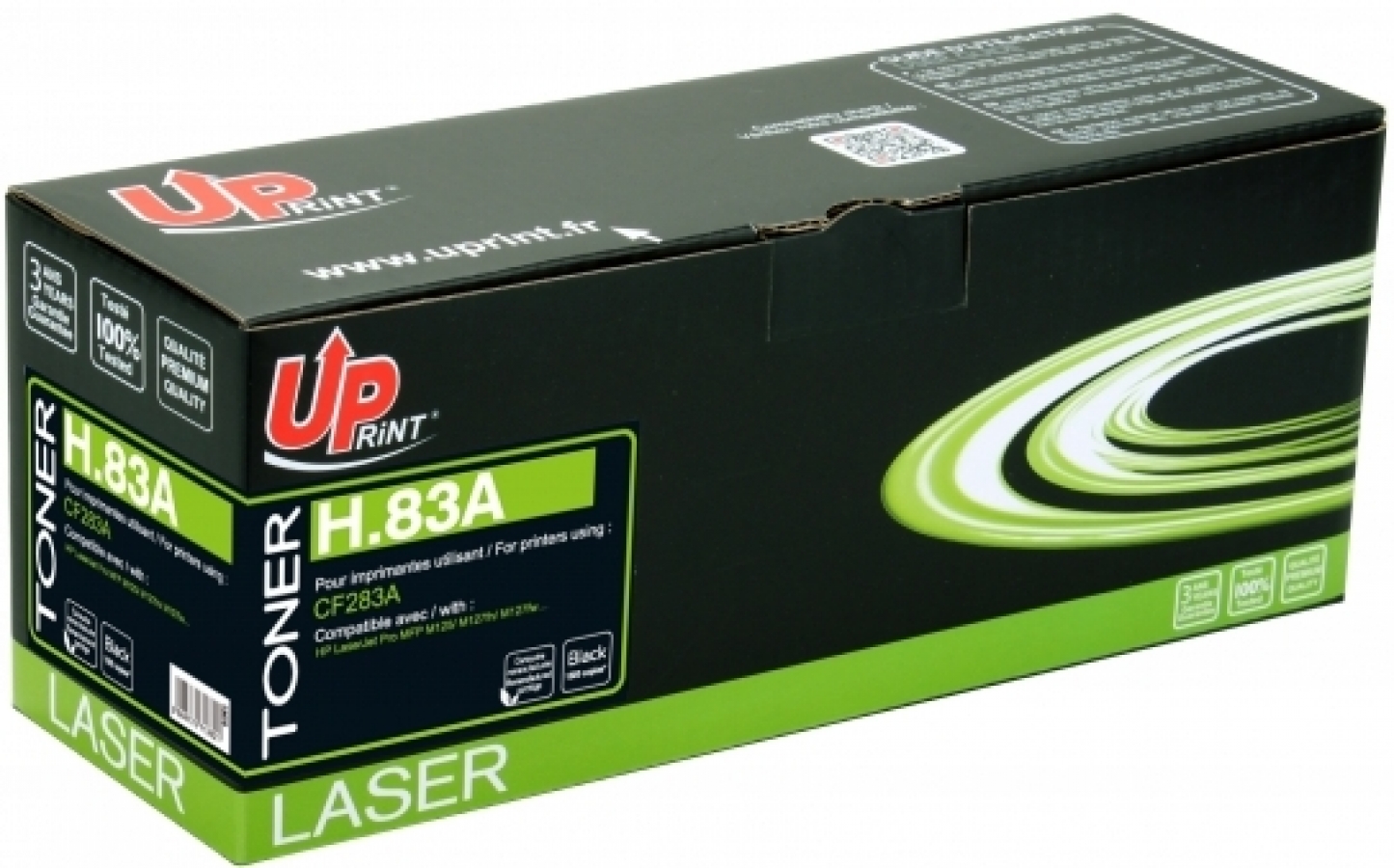 UPrint HP CF283A / Canon EP737 Black (H.83A-UP)