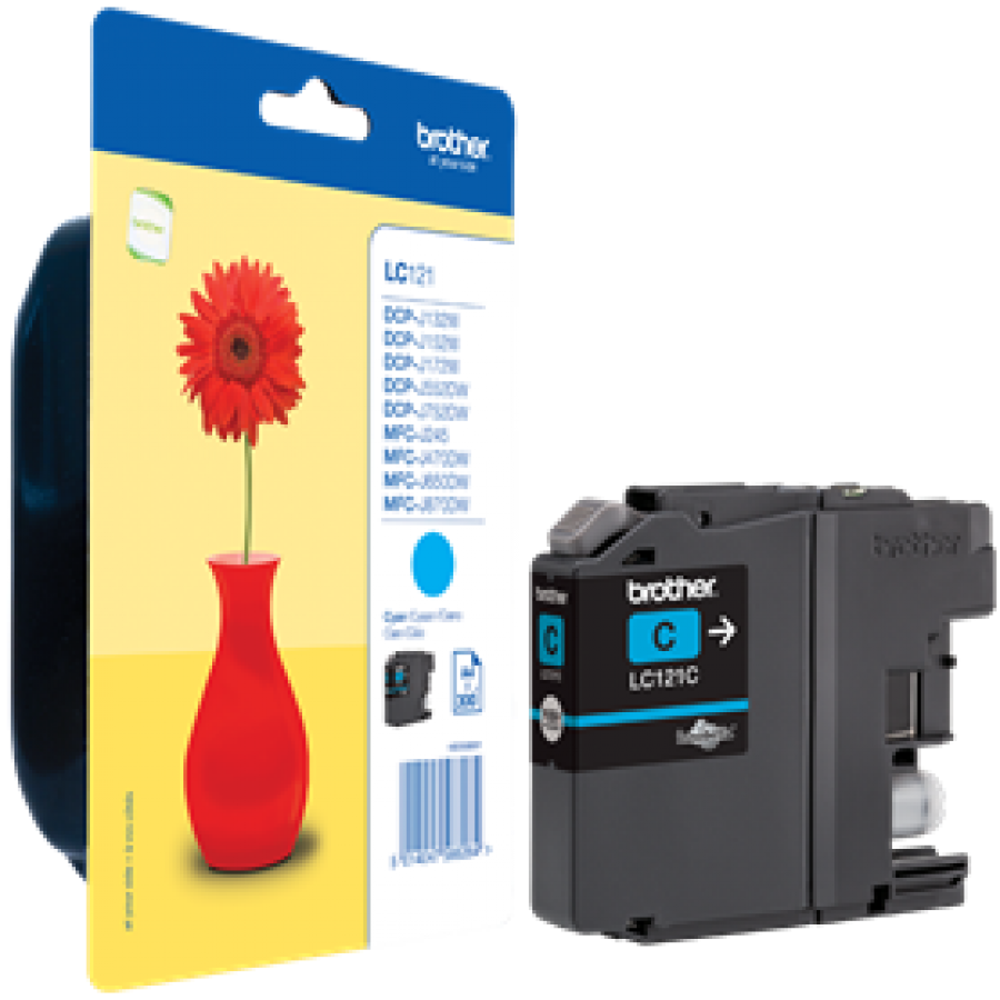 Ink cartridge Brother LC121C Cyan (LC121C)