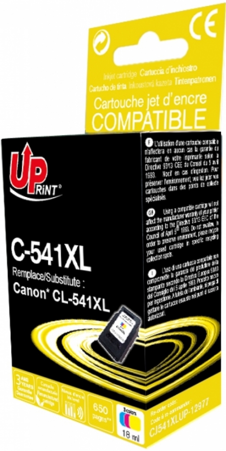 Tintes kārtridžs UPrint Canon CL-541XL Colour (C-541XL-CL-UP)