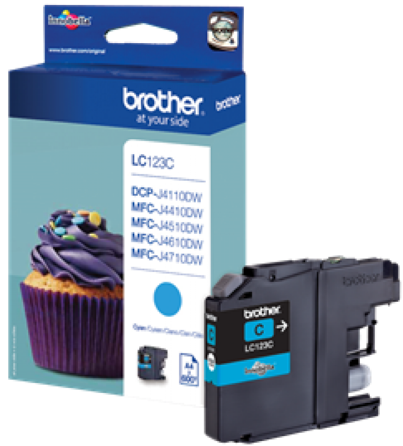 Ink cartridge Brother LC123C Cyan (LC123C)