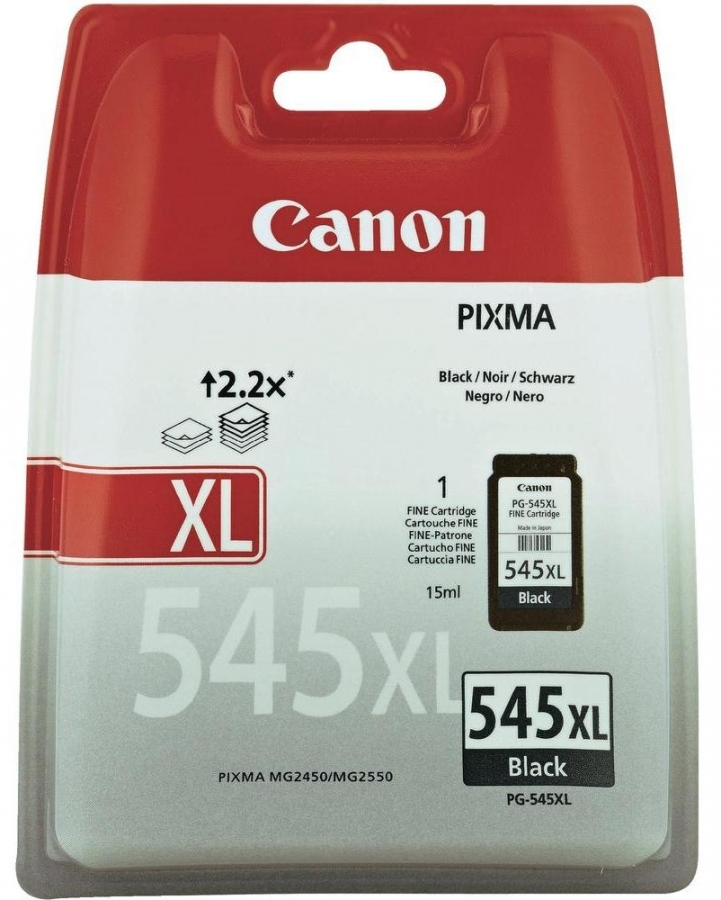 Tintes kārtridžs Canon PG-545XL Black (8286B001)