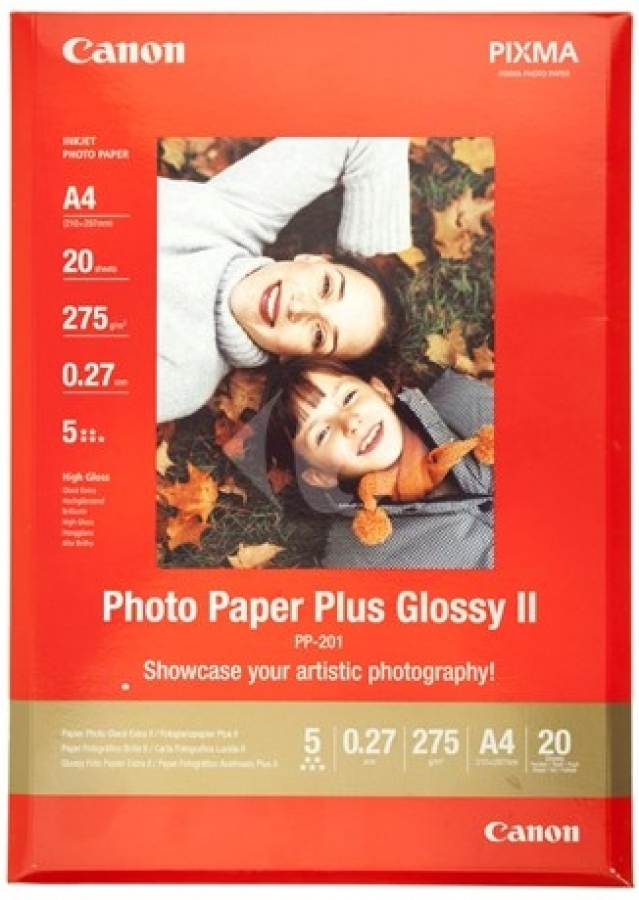 Fotopapīrs Canon PP-201 A4 Glossy 20gab (2311B019)