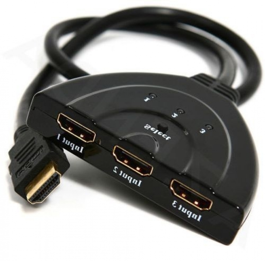 Gembird Switch HDMI Male - HDMI Female Black (DSW-HDMI-35)
