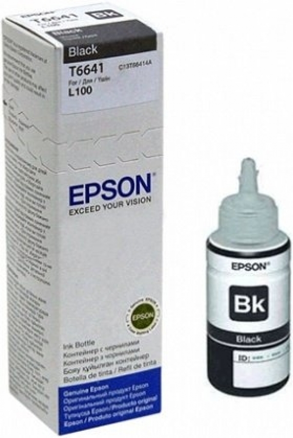 Tintes kārtridžs Epson T6641 Black (C13T66414A)