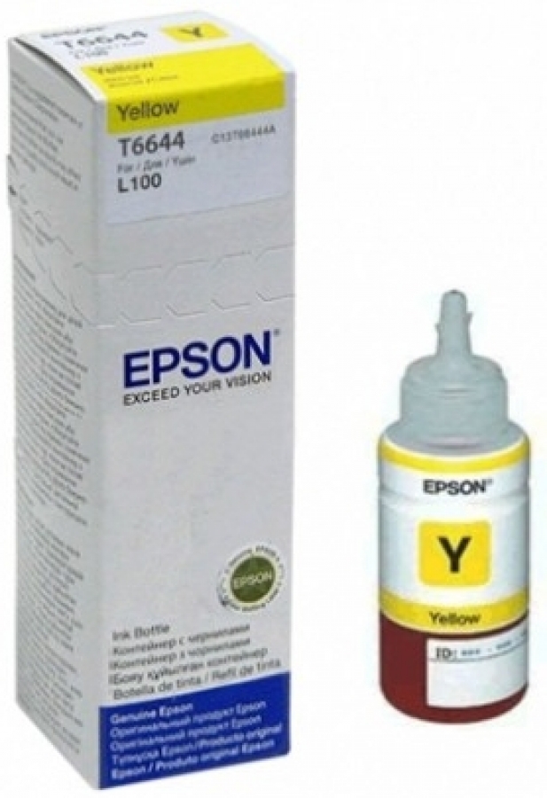 Tintes kārtridžs Epson T6644 Yellow (C13T66444A)
