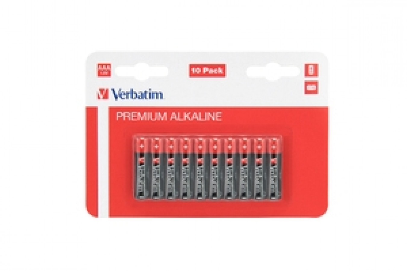 Verbatim AAA Alkaline Batteries 1.5V (49874V)