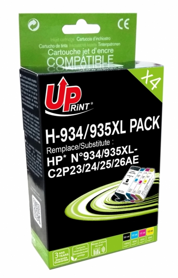 Tintes kārtridžs UPrint H-934/935XL Multipaka (H-934/935XL-PACK-UP)