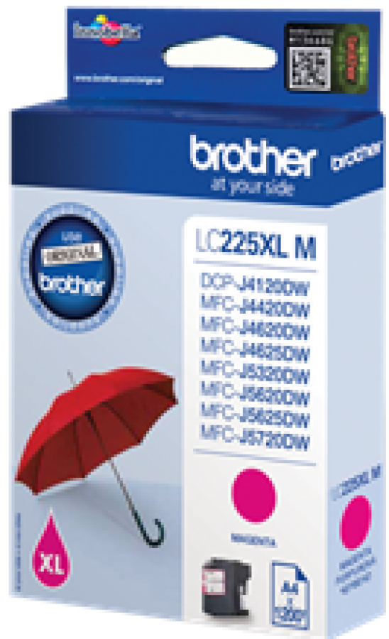 Ink cartridge Brother LC225M Magenta (LC225XLM)