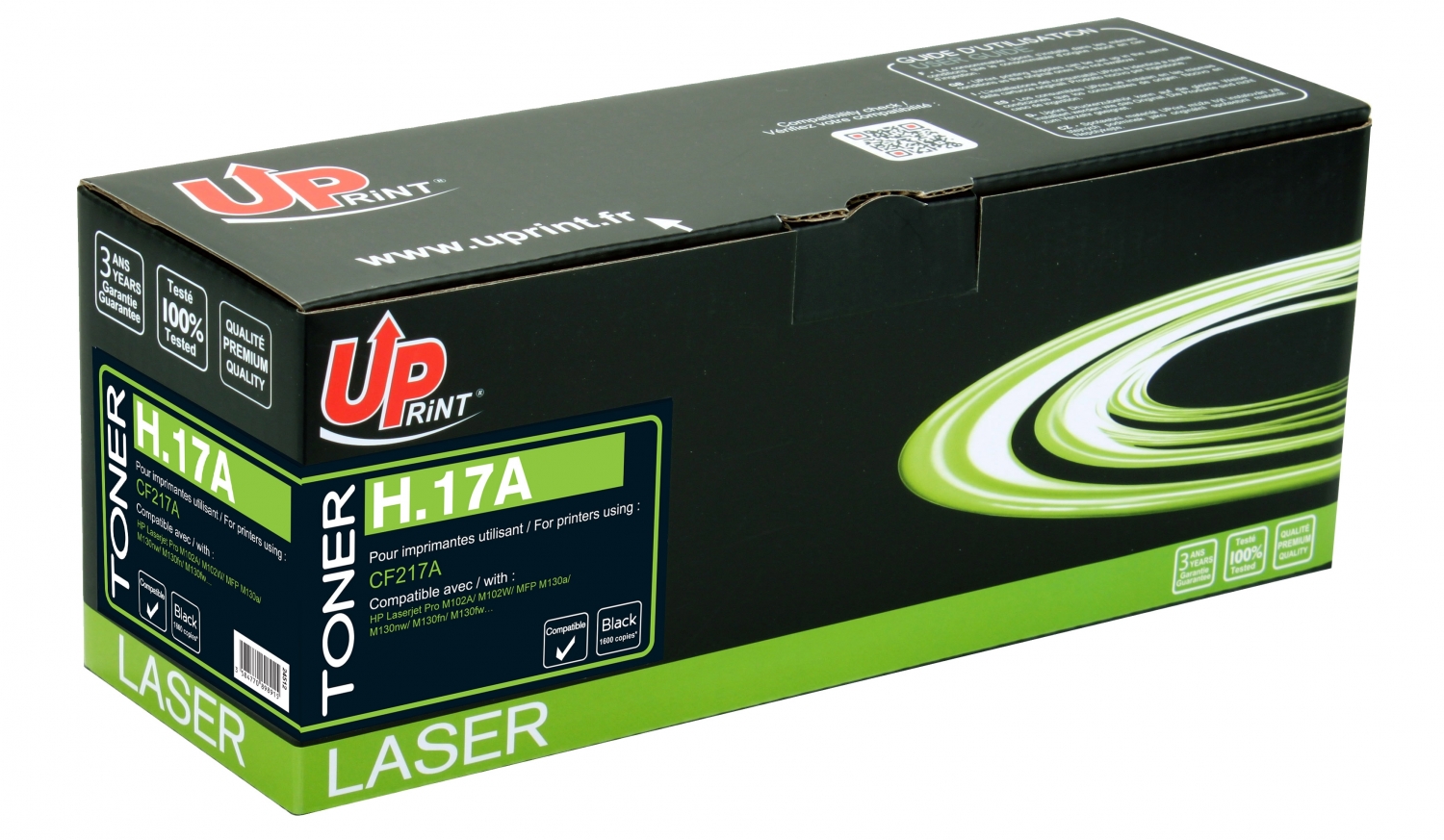 UPrint HP CF217A Black (H.17A-UP)