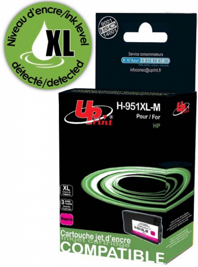 Tintes kārtridžs UPrint HP 951XLM Magenta (H-951XL-M-UP)