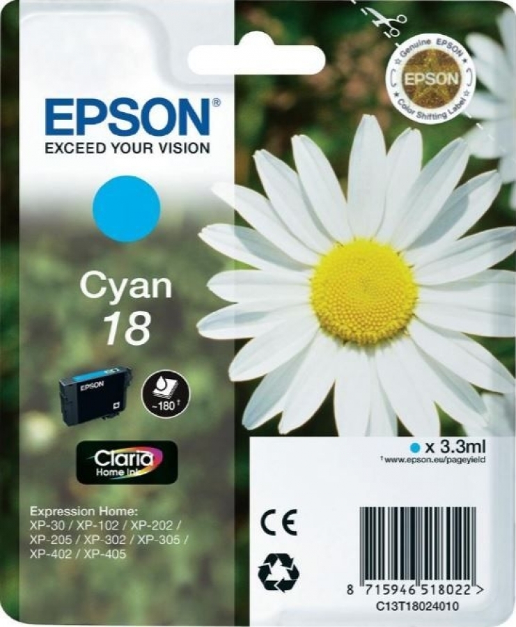 Epson T1802 Blue (C13T18024012)