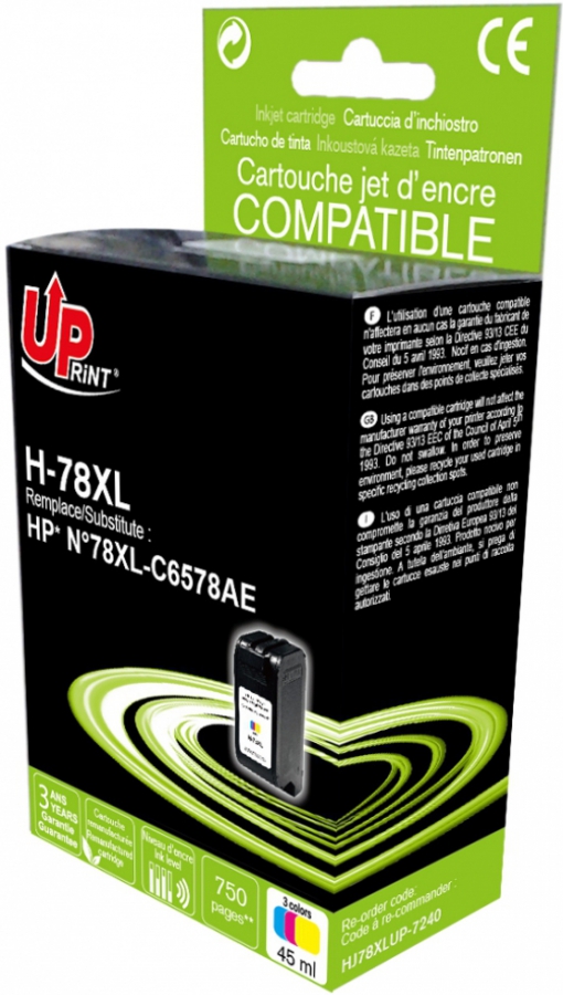 Tintes kārtridžs UPrint HP 78A Colour (H-78CL-UP)