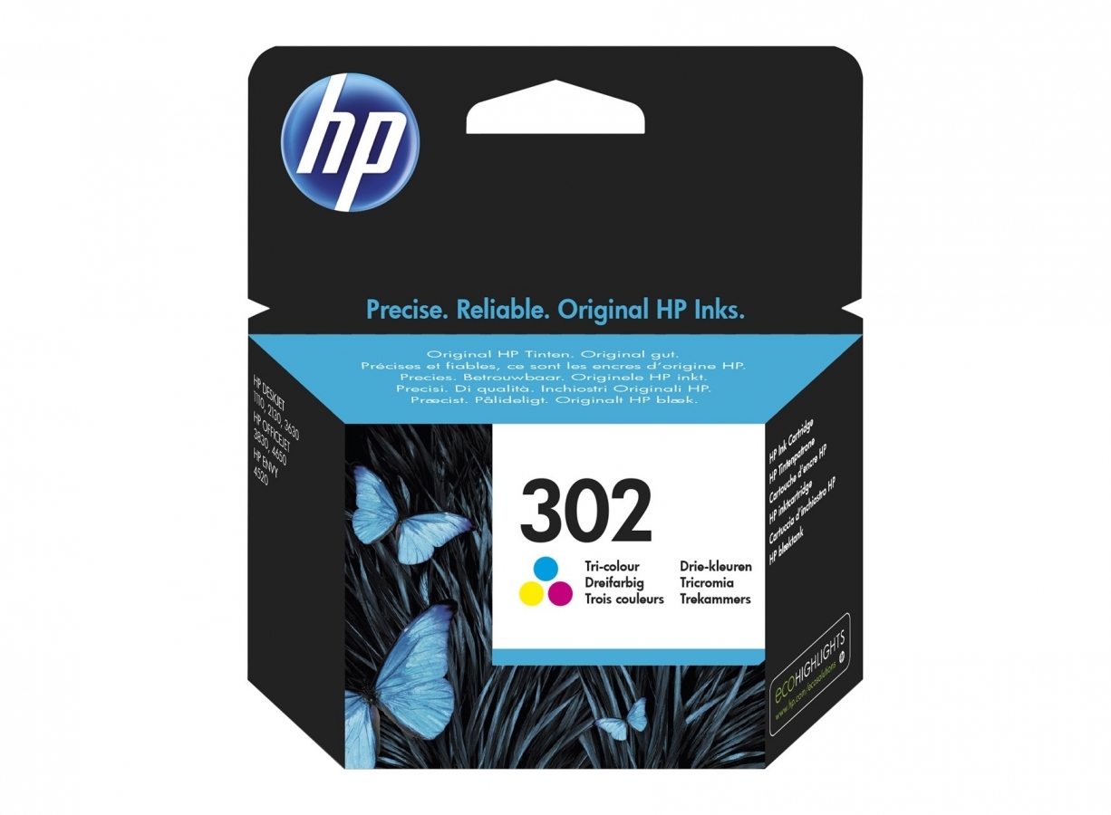 Tintes kārtridžs HP 302 Color (F6U65AE)