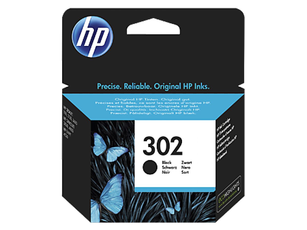 Ink cartridge HP 302 Black (F6U66AE)