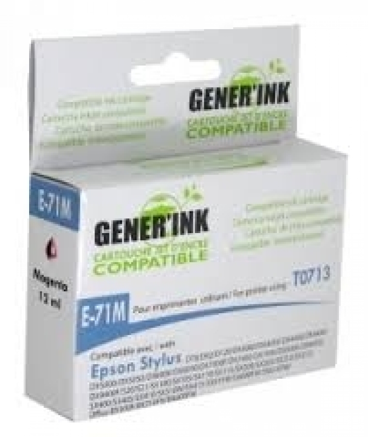 Tintes kārtridžs Generink Epson E-71 Magenta (E-71M-GI)