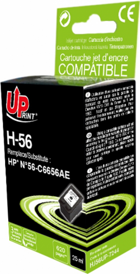 Tintes kārtridžs UPrint HP 56 Black (H-56B-UP)