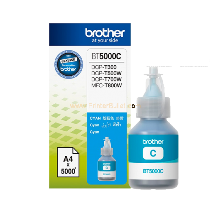 Tinte Brother 5000C Cyan (BT5000C)