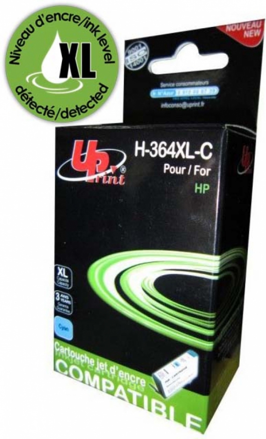 Ink cartridge UPrint HP 364XLC Cyan (H-364XL-C-UP)