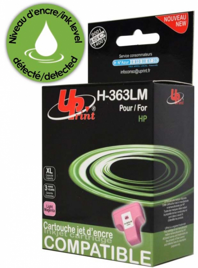 Ink cartridge UPrint HP 363LM Light Magenta (H-363LM-UP)