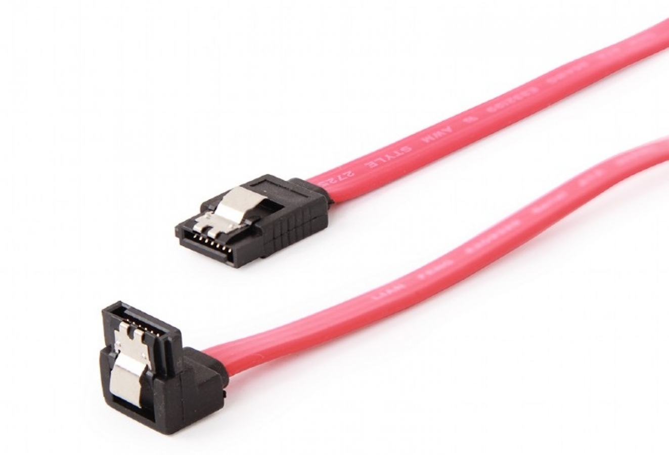 Gembird SATA Male - SATA Male 0.1m 90 Metal Clips (CC-SATAM-DATA90-0.1M)